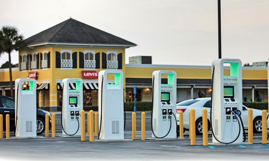 Electrify America charging station