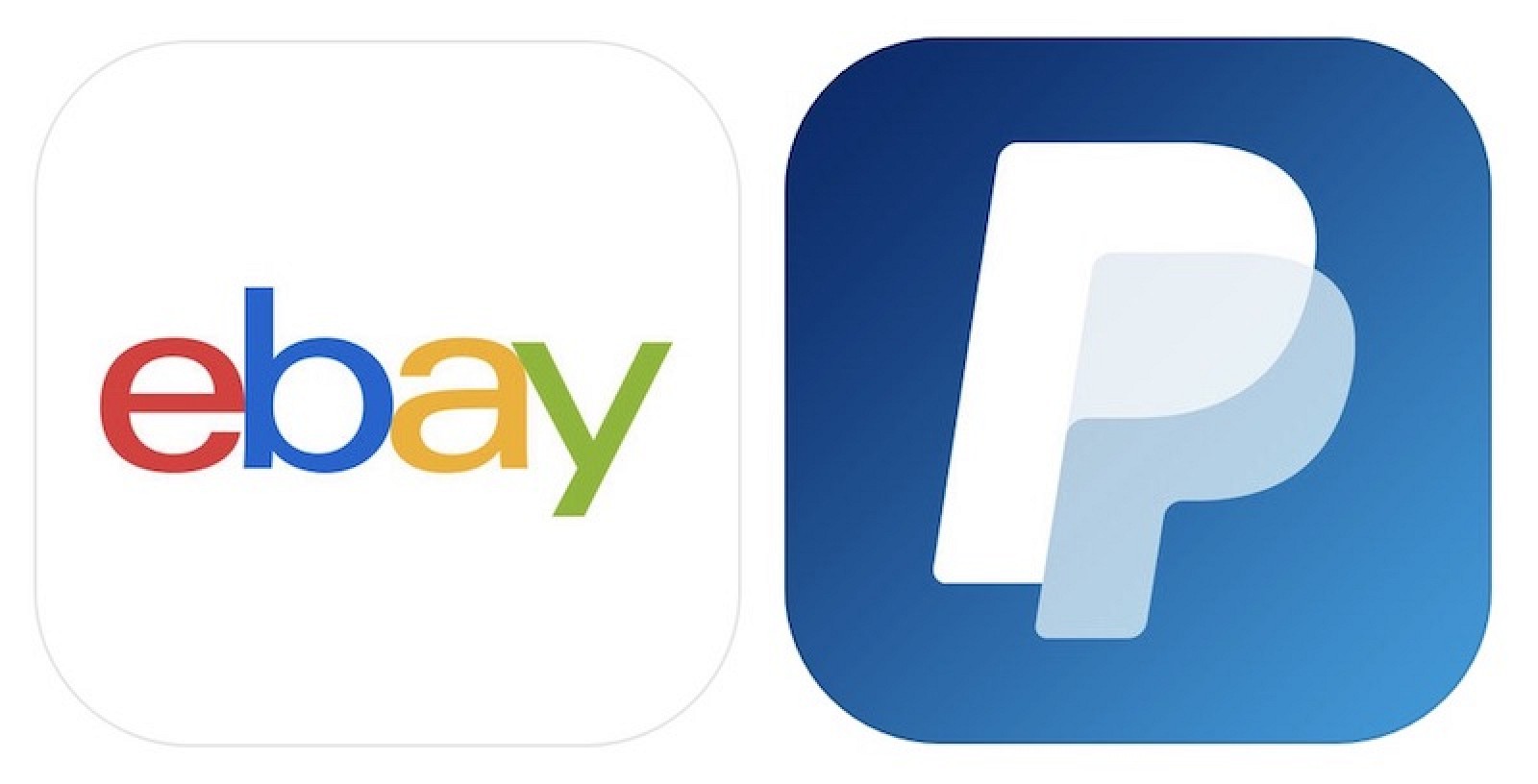 Ebay and Paypal app tiles