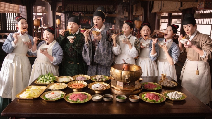 The cast of Disney+'s first original Chinese-language series, Delicacies Destiny